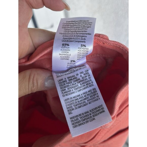 Mother The Hustler Ankle Fray - Size 25 - Persimmon - Picture 12 of 12